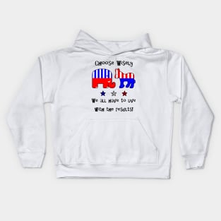 Choose Wisely Vote Kids Hoodie